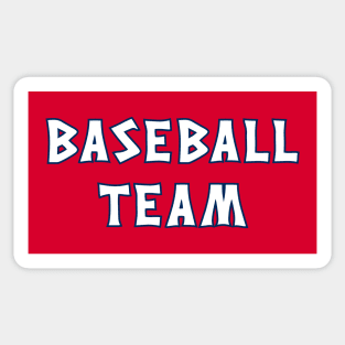 CLE Baseball Team - Red 2 Sticker